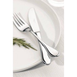 FAQUEIRO ITALY EM ACO INOX COM FACAS DE MESA ACABAMENTO ALTO BRILHO 24 PECAS TRAMONTINA