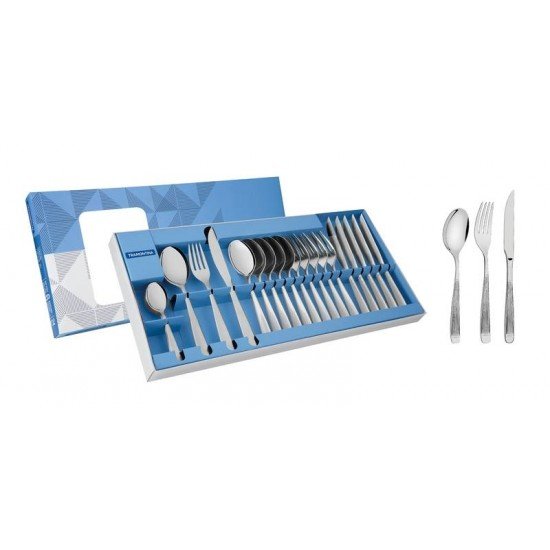FAQUEIRO ACO INOX COM FACA PARA CHURRASCO 24 PC TRAMONTINA