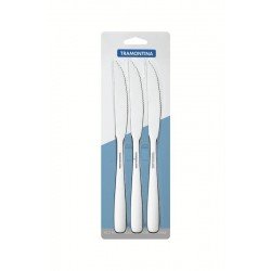 CONJUNTO DE FACAS PARA CHURRASCO TRAMONTINA AMAZONAS AÇO INOX 3 PÇ.