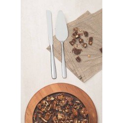 JOGO PARA TORTA TRAMONTINA AMAZONAS EM AÇO INOX 2 PEÇAS