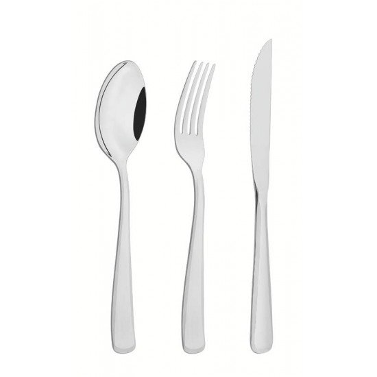 FAQUEIRO TRAMONTINA PACIFIC EM AÇO INOX COM FACAS PARA CHURRASCO ACABAMENTO ALTO BRILHO COM DETALHES NO CABO 36 PEÇAS