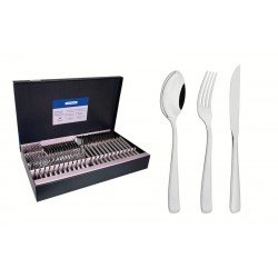 FAQUEIRO TRAMONTINA PACIFIC EM AÇO INOX COM FACAS PARA CHURRASCO ACABAMENTO ALTO BRILHO COM DETALHES NO CABO 72 PEÇAS