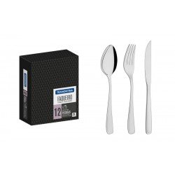 FAQUEIRO CONTINENTAL EM ACO INOX COM FACAS PARA CHURRASCO ACABAMENTO BRILHO 72 PECAS TRAMONTINA