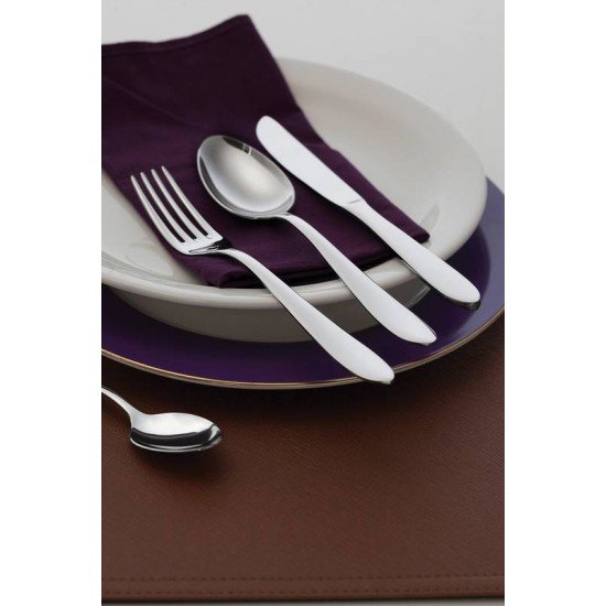 FAQUEIRO SATRI EM ACO INOX COM FACAS DE MESA ACABAMENTO ALTO BRILHO 36 PECAS TRAMONTINA