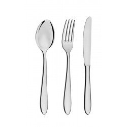 FAQUEIRO SATRI EM ACO INOX COM FACAS DE MESA ACABAMENTO ALTO BRILHO 30 PECAS TRAMONTINA