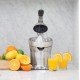 ESPREMEDOR DE FRUTAS TRAMONTINA BY BREVILLE EM ALUMÍNIO FUNDIDO FOSCO EXPRESS PRATA