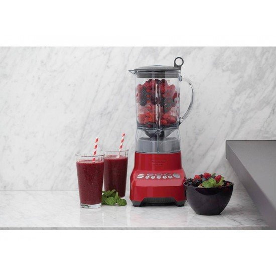 LIQUIDIFICADOR BY BREVILLE SMART GOURMET VERMELHO COPO TRITAN 7 TAREFAS 1100 W 1,5L TRAMONTINA