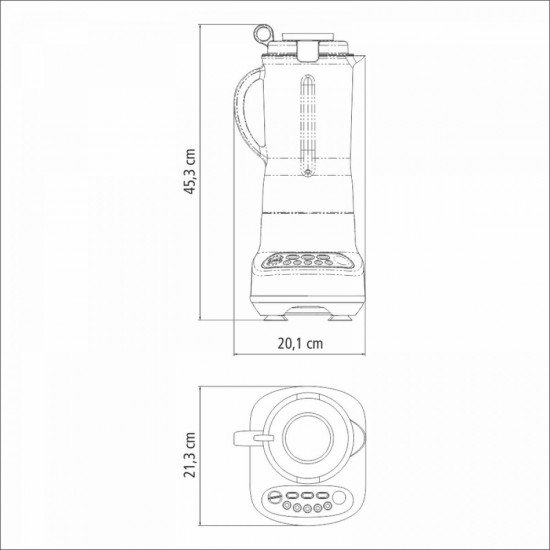 LIQUIDIFICADOR SMART GOURMET COM COPO TRITAN 1,5 L TRAMONTINA BY BREVILLE