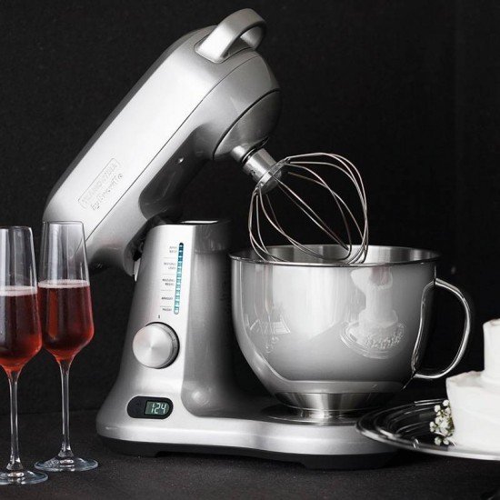 BATEDEIRA PLANETÁRIA TRAMONTINA BY BREVILLE MIX PRO EM ALUMÍNIO FUNDIDO 840W TIGELA INOX 4,7L