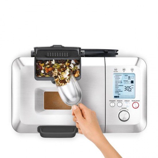 PANIFICADORA TRAMONTINA BY BREVILLE EM AÇO INOX EXPRESS