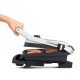 GRILL ELÉTRICO TRAMONTINA BY BREVILLE AÇO INOX ADJUSTA PRATA E PRETO