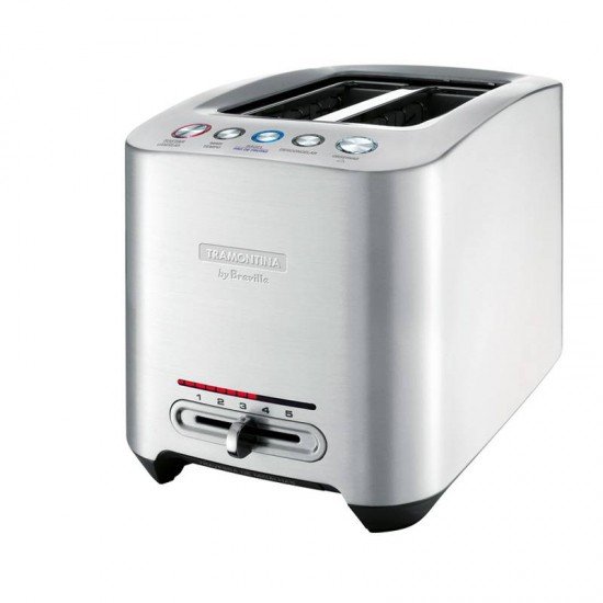 TORRADEIRA SMART TRAMONTINA BY BREVILLE EM AÇO INOX PRATA