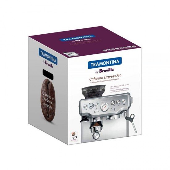 CAFETEIRA TRAMONTINA EM AÇO INOX EXPRESS PRO BY BREVILLE