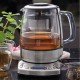 BULE ELÉTRICO TRAMONTINA BY BREVILLE GOURMET TEA JARRA VIDRO 1,5 LITROS PRATA