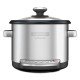 PANELA ELÉTRICA TRAMONTINA BY BREVILLE MULTI COOK EM AÇO INOX 3,7 LITROS PRATA E PRETO