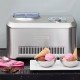 SORVETEIRA TRAMONTINA BY BREVILLE EM AÇO INOX GELATO EXPRESS PRATA