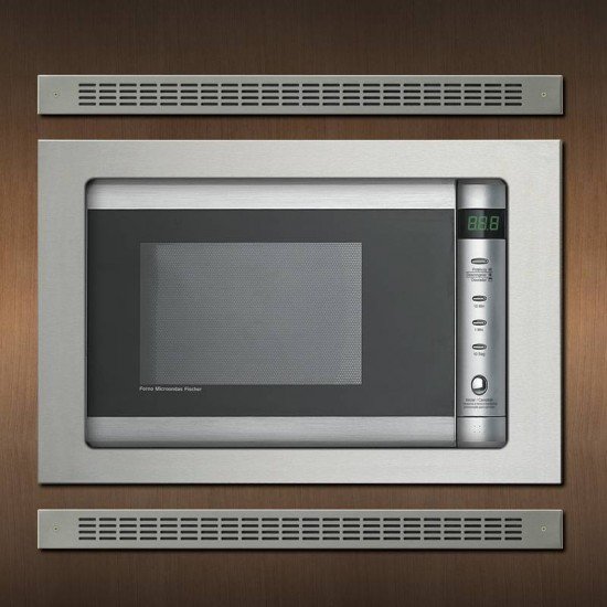 FORNO MICROONDAS DE EMBUTIR  FISCHER 24 LITROS INOX