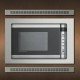 FORNO MICROONDAS DE EMBUTIR  FISCHER 24 LITROS INOX