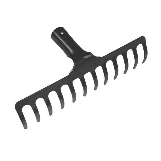 RASTELO ANCINHO METALICO CURVO LEVE 12 DENTES SEM CABO TRAMONTINA