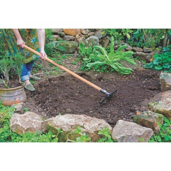 RASTELO ANCINHO METALICO CURVO LEVE 12 DENTES SEM CABO TRAMONTINA