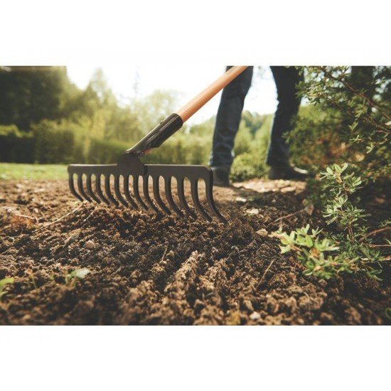 RASTELO ANCINHO METALICO CURVO LEVE 16 DENTES SEM CABO TRAMONTINA