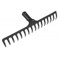 RASTELO ANCINHO METALICO CURVO LEVE 16 DENTES SEM CABO TRAMONTINA