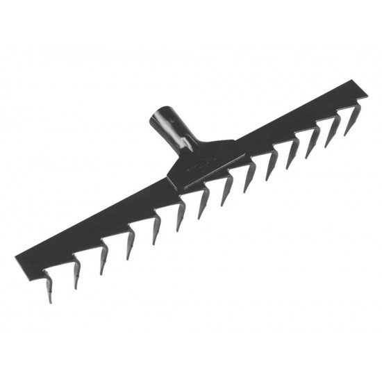 RASTELO ANCINHO METALICO ESTAMPADO 14 DENTES SEM CABO TRAMONTINA