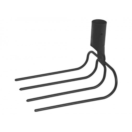 FORCADO METALICO CURVO DE ARAME 4 DENTES SEM CABO TRAMONTINA