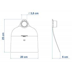 ENXADA NORTE METALICA 222 25 SEM CABO TRAMONTINA