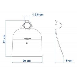 ENXADA NORTE METALICA 260 25 SEM CABO TRAMONTINA