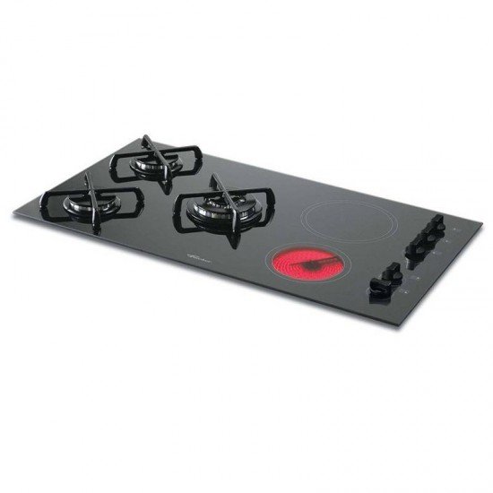 FOGAO COOKTOP FISCHER 5Q TOP ELETRICO e GAS MESA VITROCERAMICA