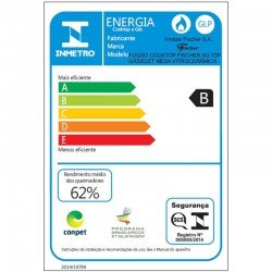 FOGAO COOKTOP FISCHER 5Q TOP ELETRICO e GAS MESA VITROCERAMICA