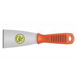 ESPATULA METALICA RIGIDA 6 CM COM CABO PLASTICO TRAMONTINA