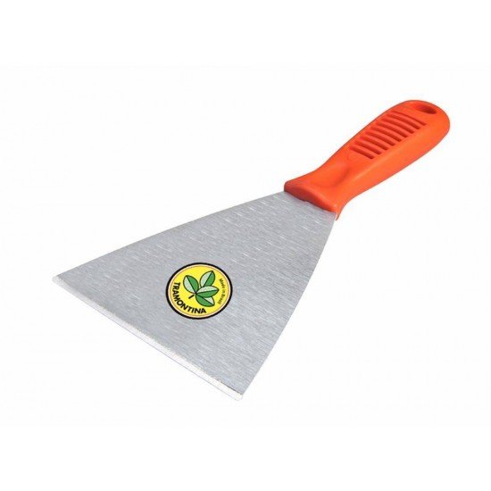 ESPATULA METALICA RIGIDA 12 CM COM CABO PLASTICO TRAMONTINA