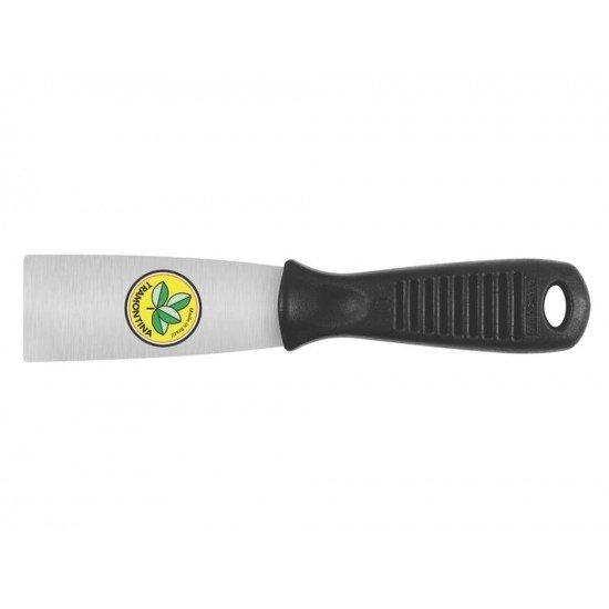 ESPATULA METALICA FLEXIVEL 4 CM COM CABO PLASTICO TRAMONTINA
