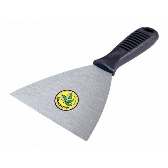 ESPATULA METALICA FLEXIVEL 12 CM COM CABO PLASTICO TRAMONTINA