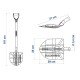 PA DE BICO METALICA 459 30 COM CABO DE MADEIRA DE 71 CM E COM EMPUNHADURA PLASTICA TRAMONTINA