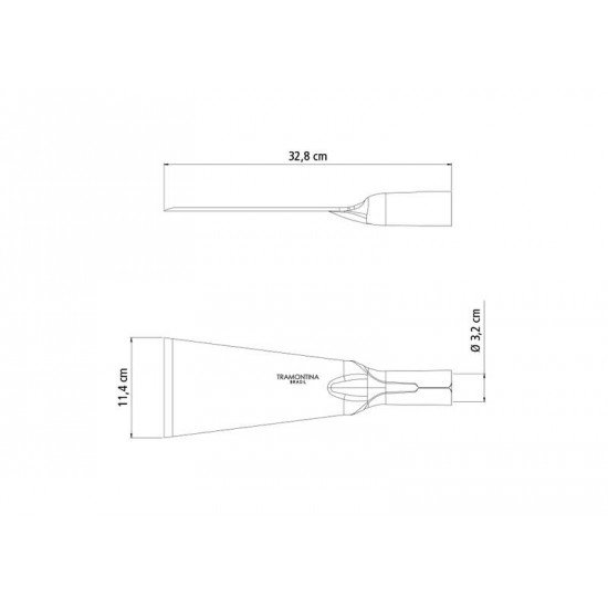 CAVADEIRA RETA MAIOR SEM CABO TRAMONTINA