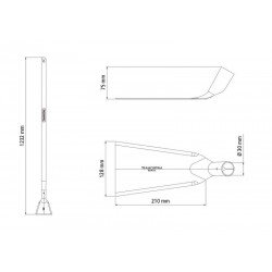 ESTROVENGA COM CABO 110 CM TRAMONTINA