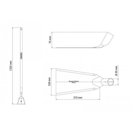 ESTROVENGA COM CABO 110 CM TRAMONTINA