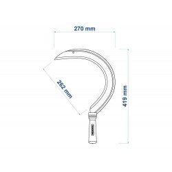 FOICINHA METALICA PARA PASTO 2 COM CABO DE MADEIRA TRAMONTINA