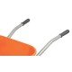 CARRINHO DE MAO BRACO METALICO CACAMBA MET EXTRAFUNDA LARANJA PNEU EM BORRACHA TRAMONTINA