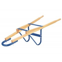 BRACO DE MADEIRA AZUL PARA CARRINHO DE MAO COM SUPORTE FRONTAL LONGO TRAMONTINA