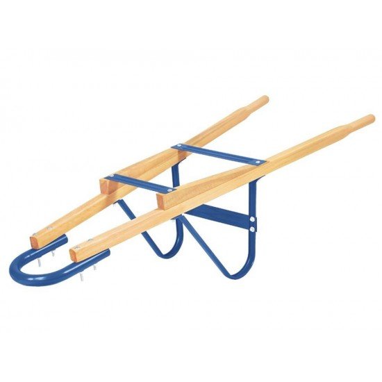 BRACO DE MADEIRA AZUL PARA CARRINHO DE MAO COM SUPORTE FRONTAL LONGO TRAMONTINA