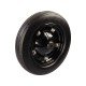 RODA METALICA PARA CARRINHO DE MAO PNEU MACICO COM BUCHA PLASTICA TRAMONTINA