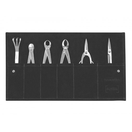 CONJUNTO FERRAMENTAS PARA BONSAI COM 7 PECAS TRAMONTINA