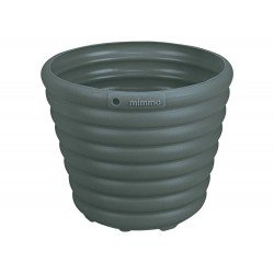 CACHEPO VASO MIMMO PARA JARDIM EM PLASTICO 1,7 LITROS GRAFITE TRAMONTINA