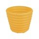 CACHEPO VASO MIMMO PARA JARDIM EM PLASTICO 1,7 LITROS AMARELO TRAMONTINA