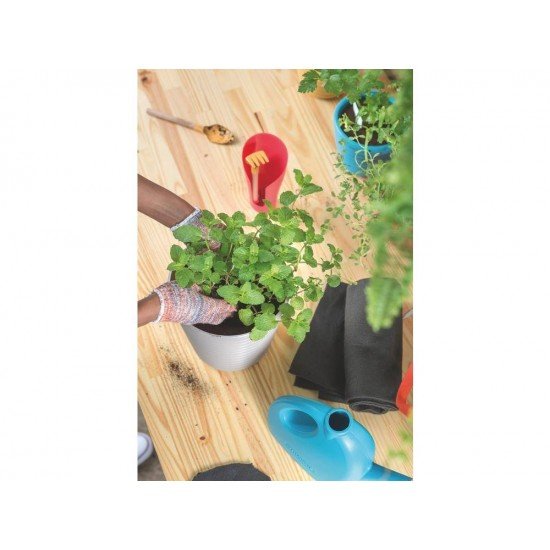 CACHEPO VASO MIMMO PARA JARDIM EM PLASTICO 5,5 LITROS AMARELO TRAMONTINA