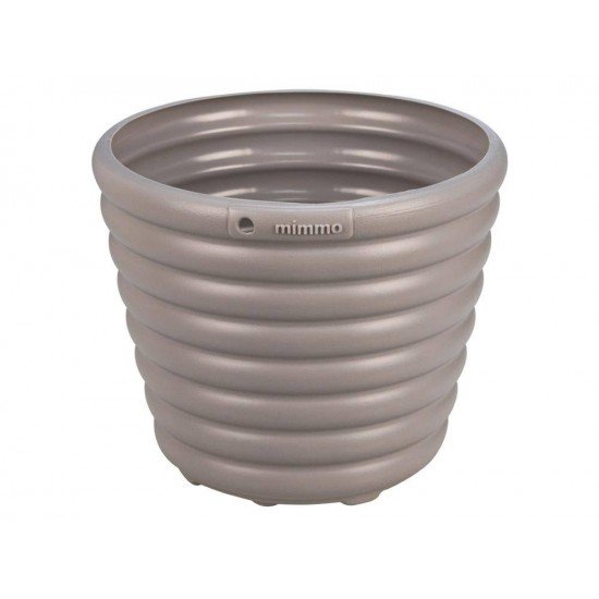 VASOS PARA JARDIM MIMMO EM PLASTICO COM 4 UN 1,7 LITROS CORES CINZA, ROSA, AZUL, AMARELO TRAMONTINA